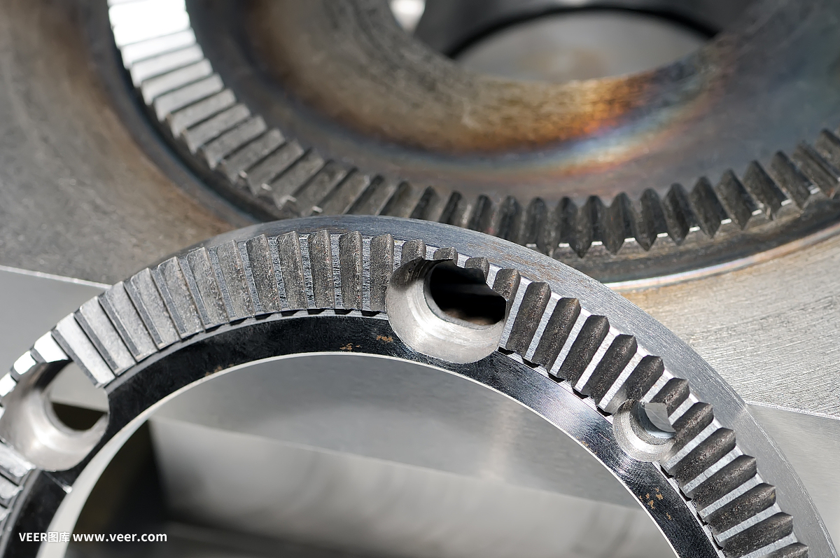 工業(yè)產品,金屬零件,特寫。